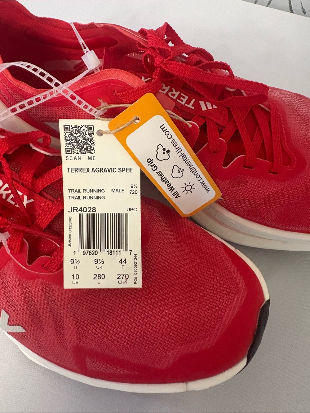 Adidas Men’s Terrex Agravic Speed Ultra trail running shoes in the "Pure Ruby - Picture 8 of 12